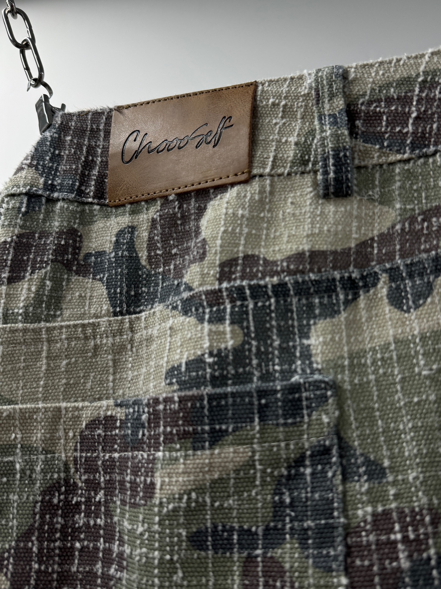 Big Ol’ Camo Canvas Needlepunch Jeans