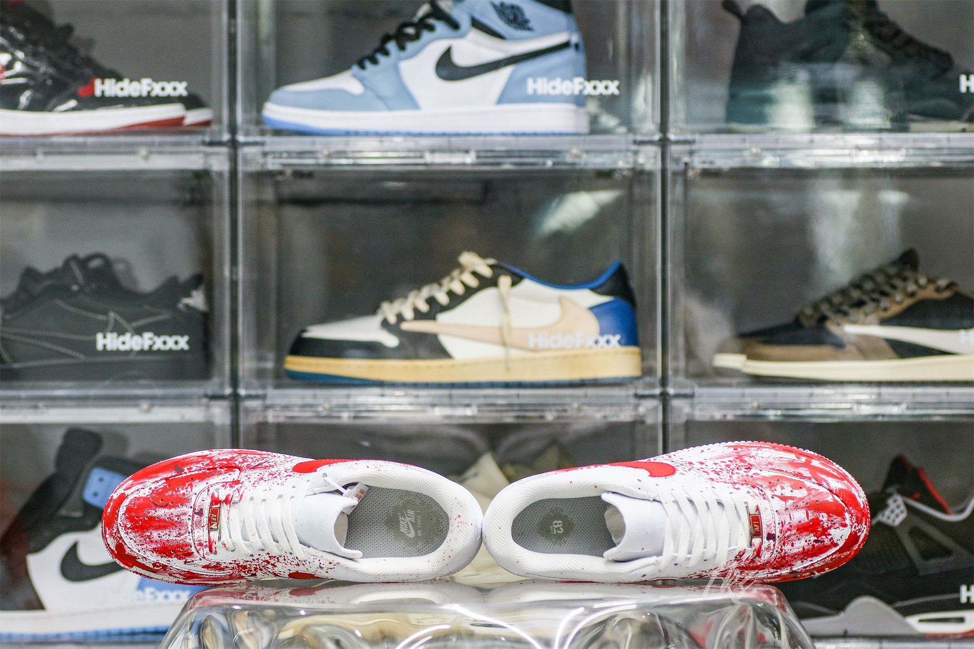 Air Force 1 Low Custom Blood Splatter