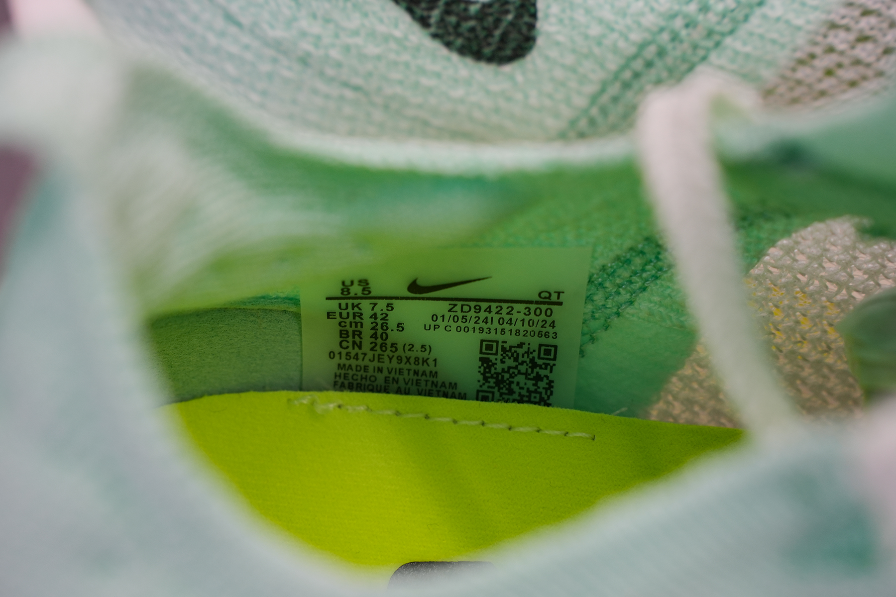 Air Zoom Alphafly NEXT 3 Foam Green Custom