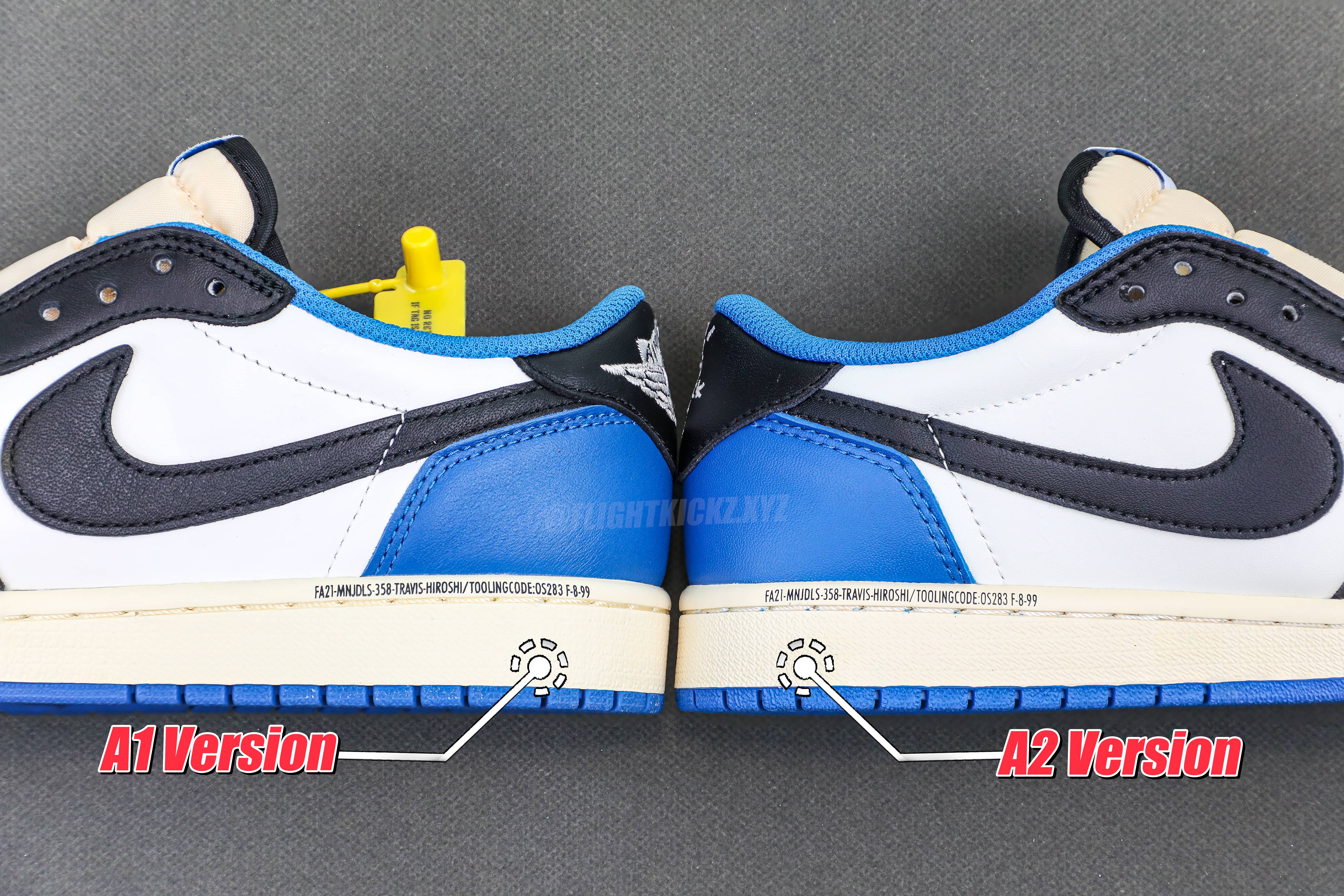 Fragment x Travis Scott x Air Jordan 1 Low（A2 Batch)