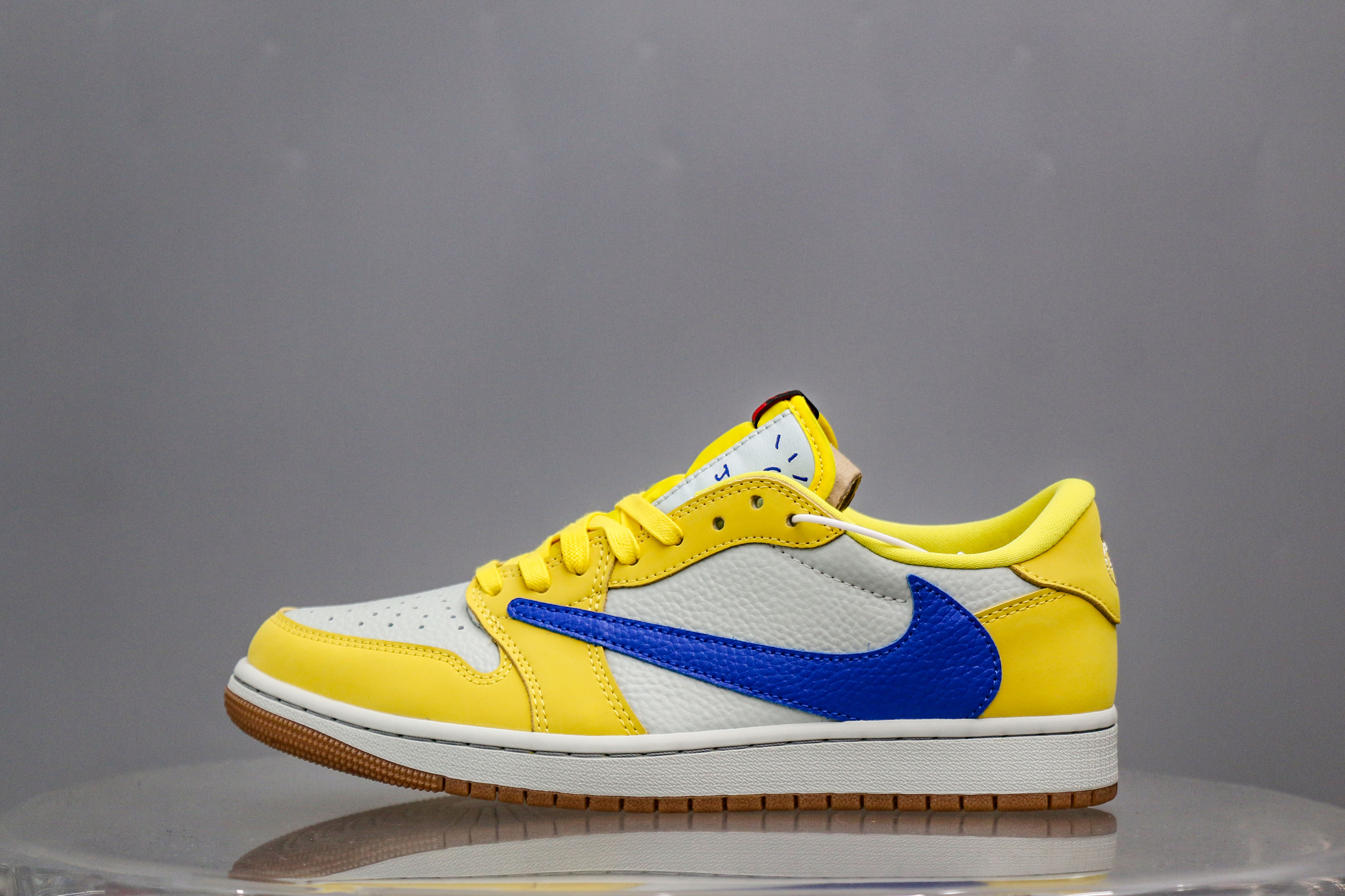 Travis Scott x Air Jordan 1 Retro Low OG SP “ElkinsCanary Yellow”（A2 Batch)