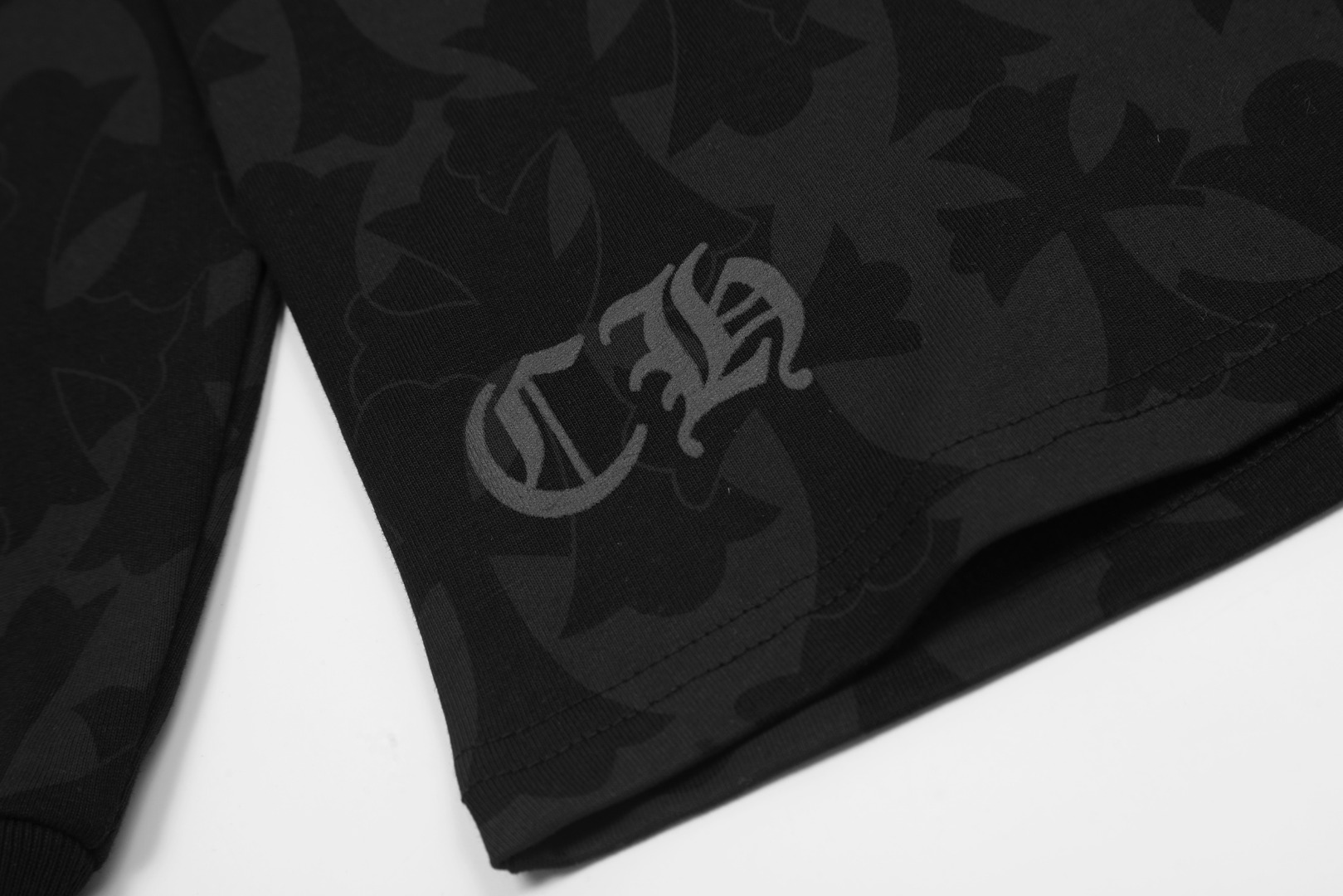 Ch*0me He**ts embroidered and printed long-sleeve t-shirt in black