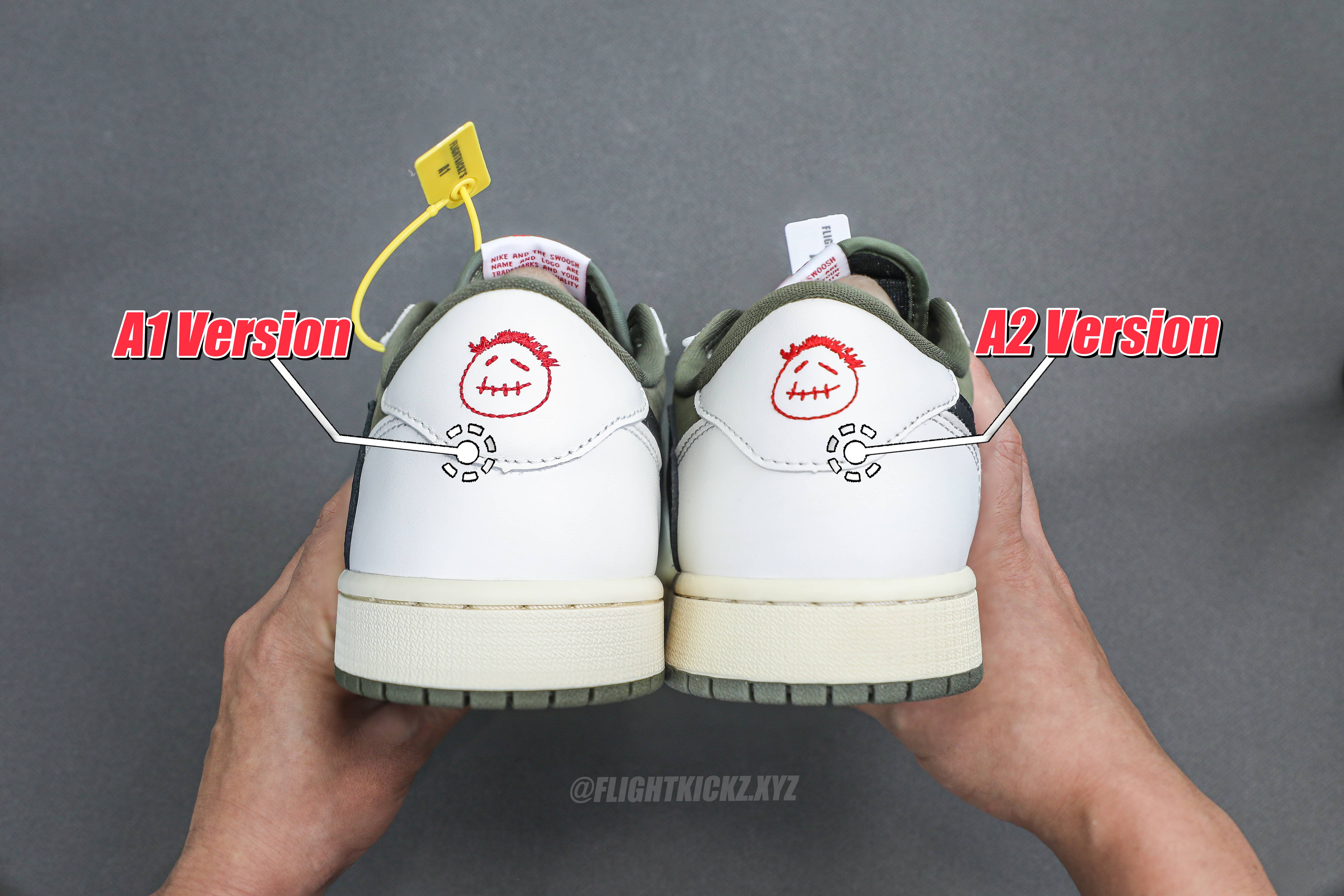 Travis Scott x Air Jordan 1 ‘ Medium Olive’ (A2 Batch)