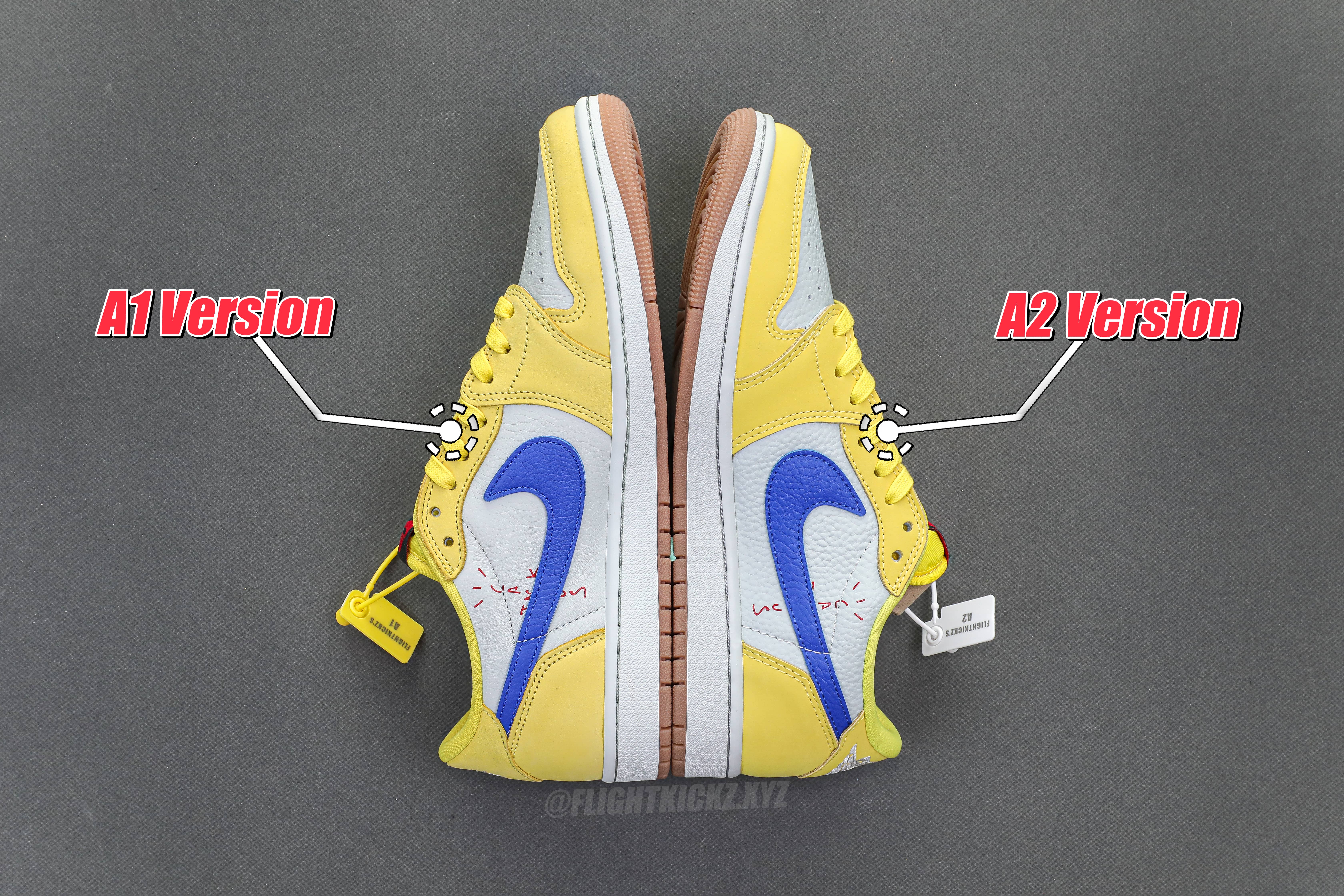 Travis Scott x Air Jordan 1 Retro Low OG SP “ElkinsCanary Yellow”(A2 Batch)