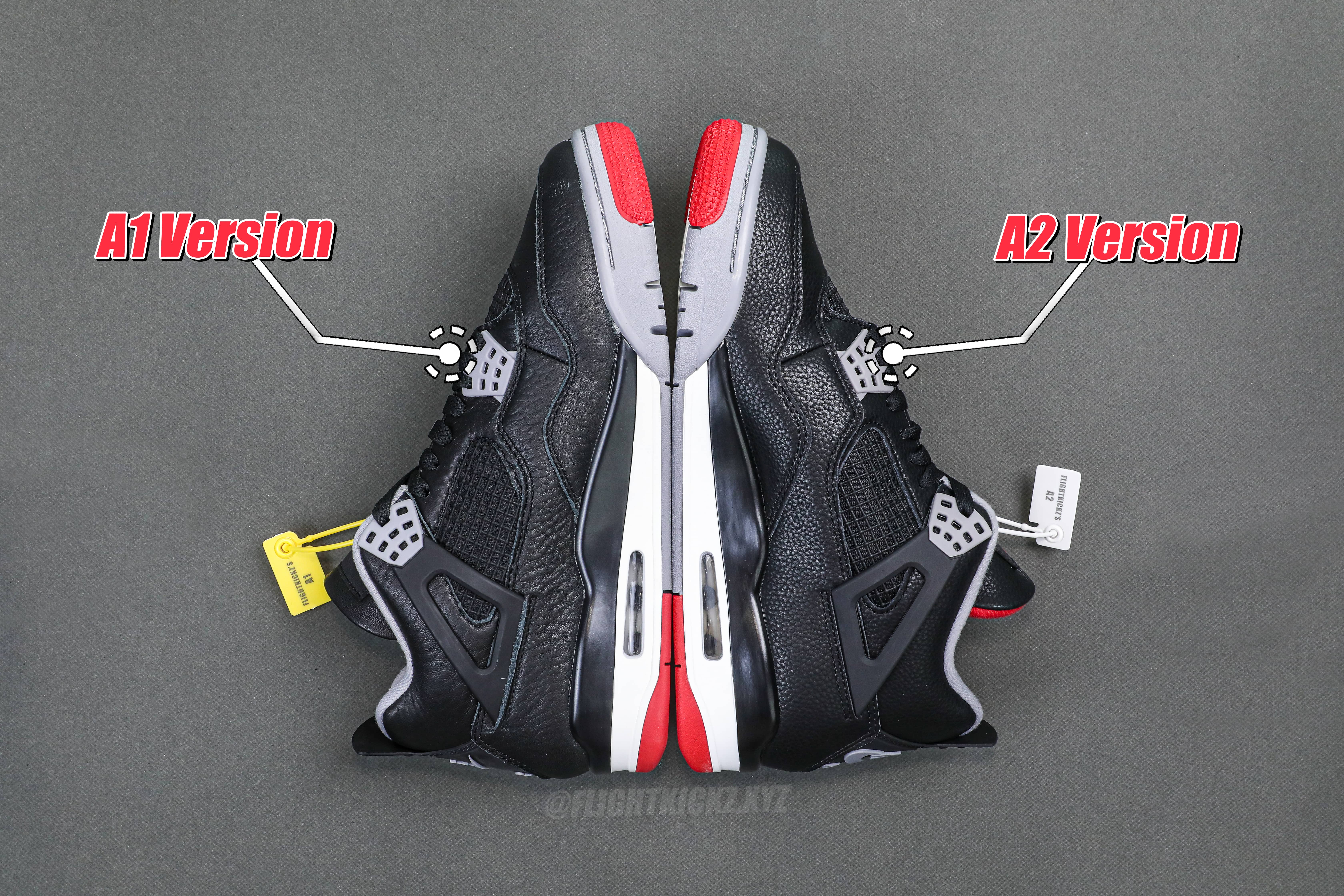 Air Jordan 4 Retro Bred Reimagined (A2 Batch)