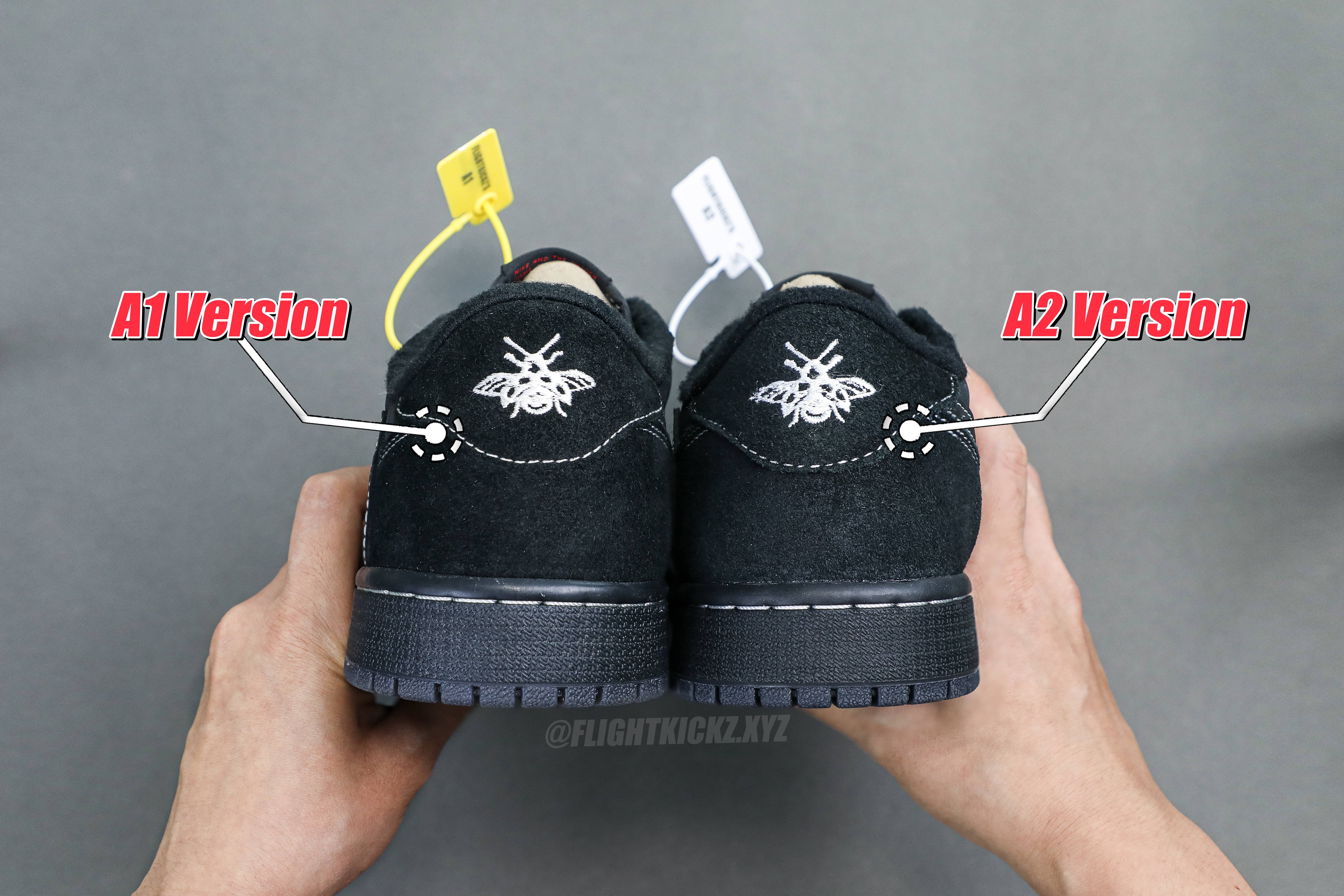 Travis Scott x Nike Air Jordan 1 Low OG “BlackPhantom”(A2 Batch)