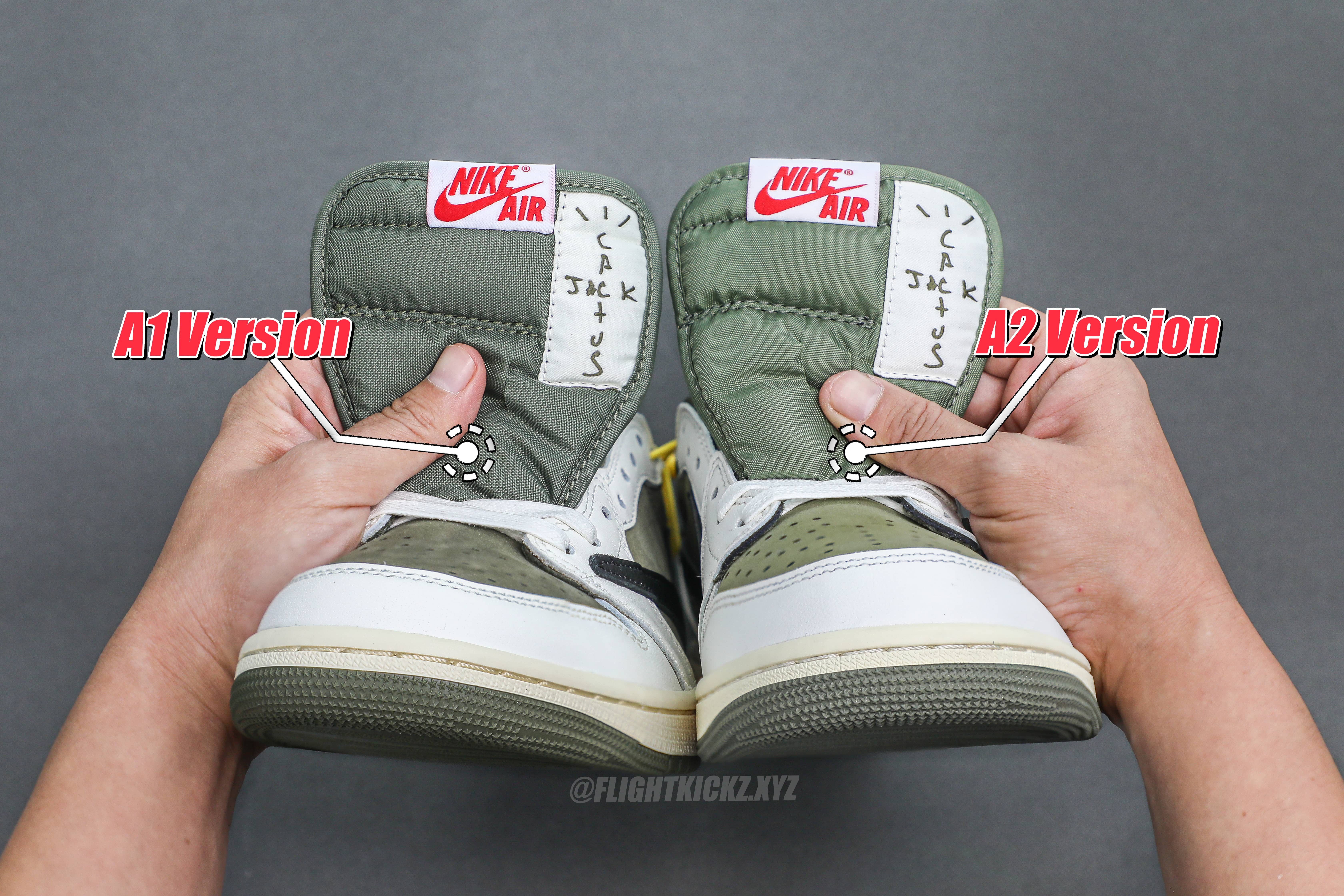 Travis Scott x Air Jordan 1 ‘ Medium Olive’ (A2 Batch)