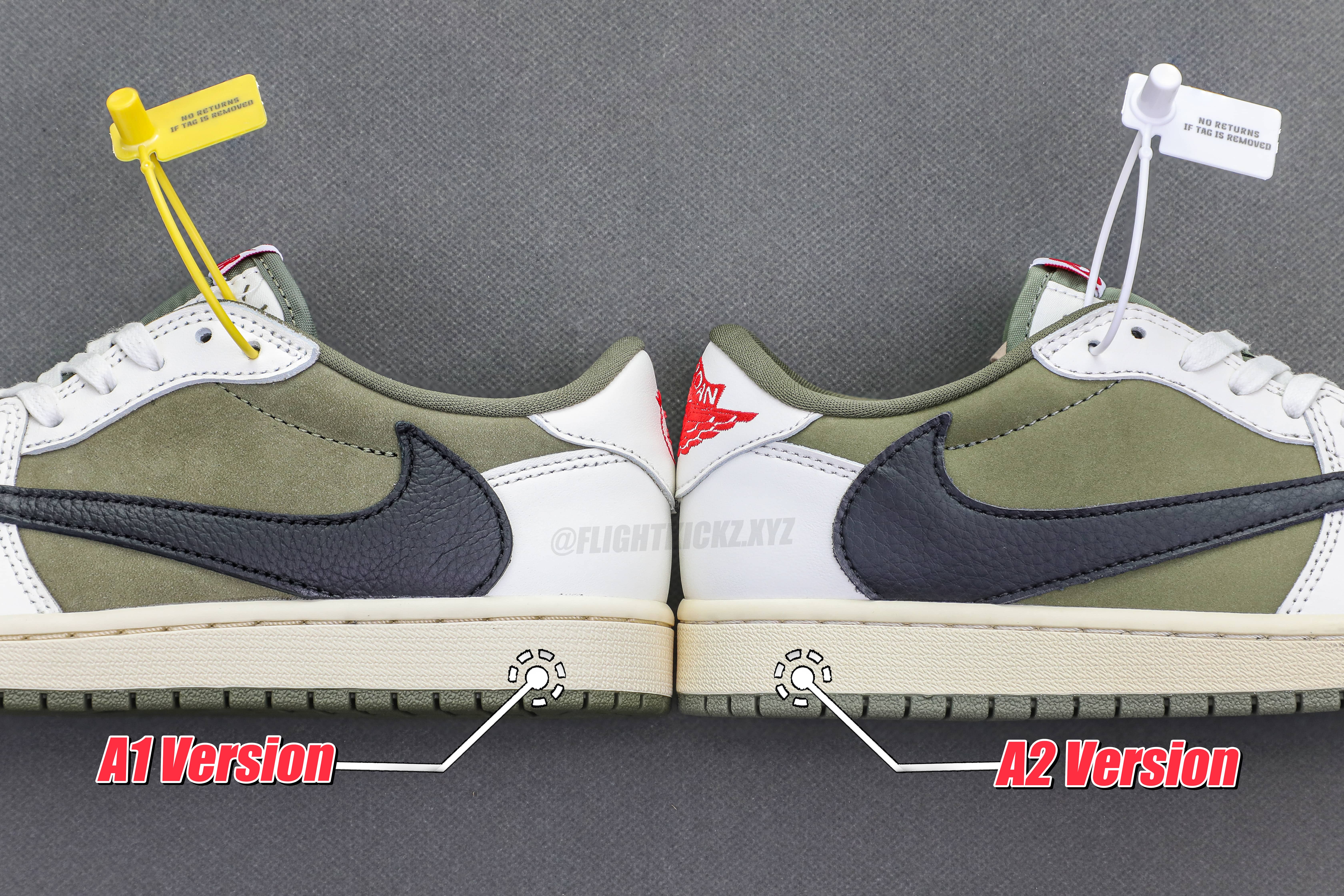 Travis Scott x Air Jordan 1 ‘ Medium Olive’ (A2 Batch)