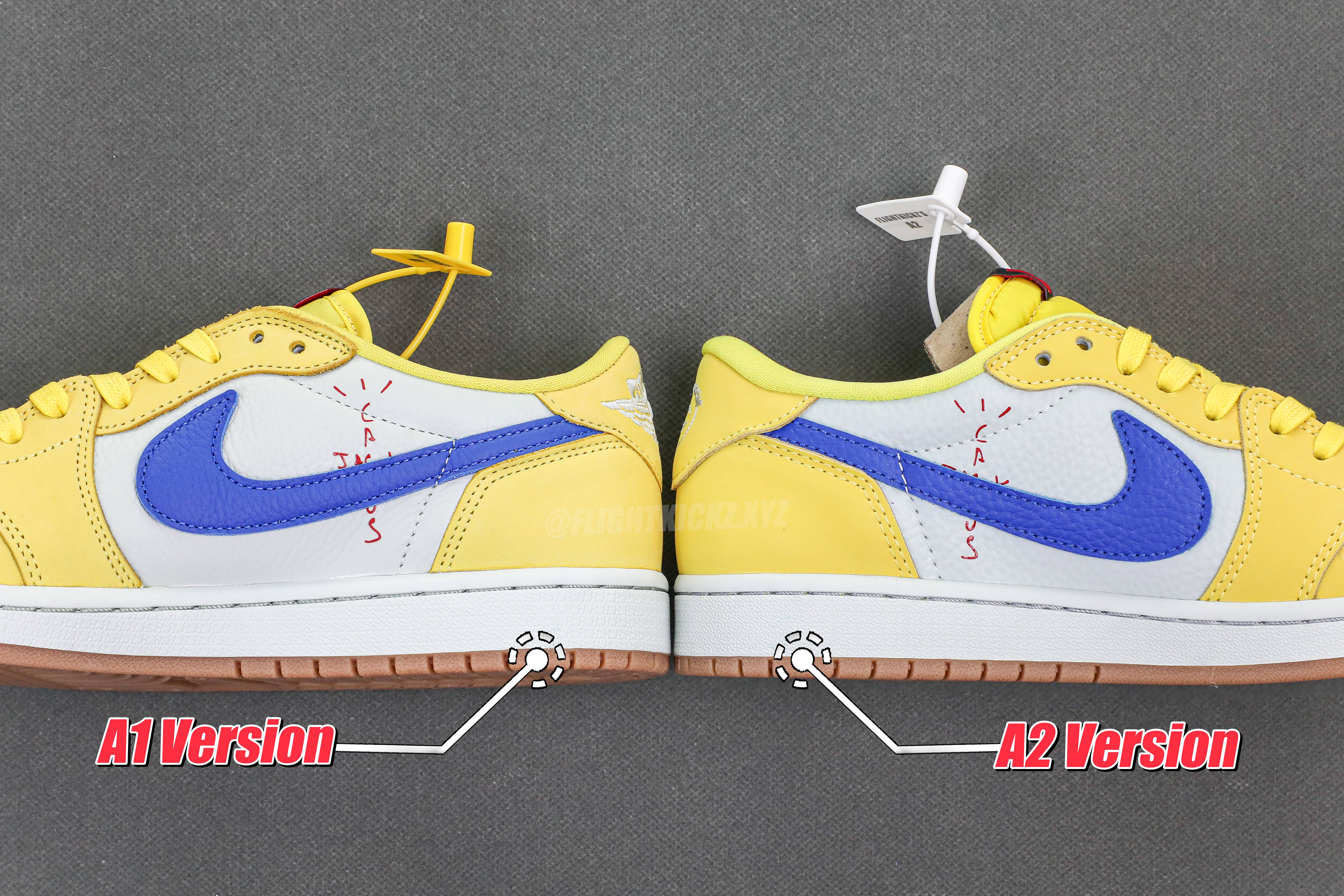 Travis Scott x Air Jordan 1 Retro Low OG SP “ElkinsCanary Yellow”(A2 Batch)