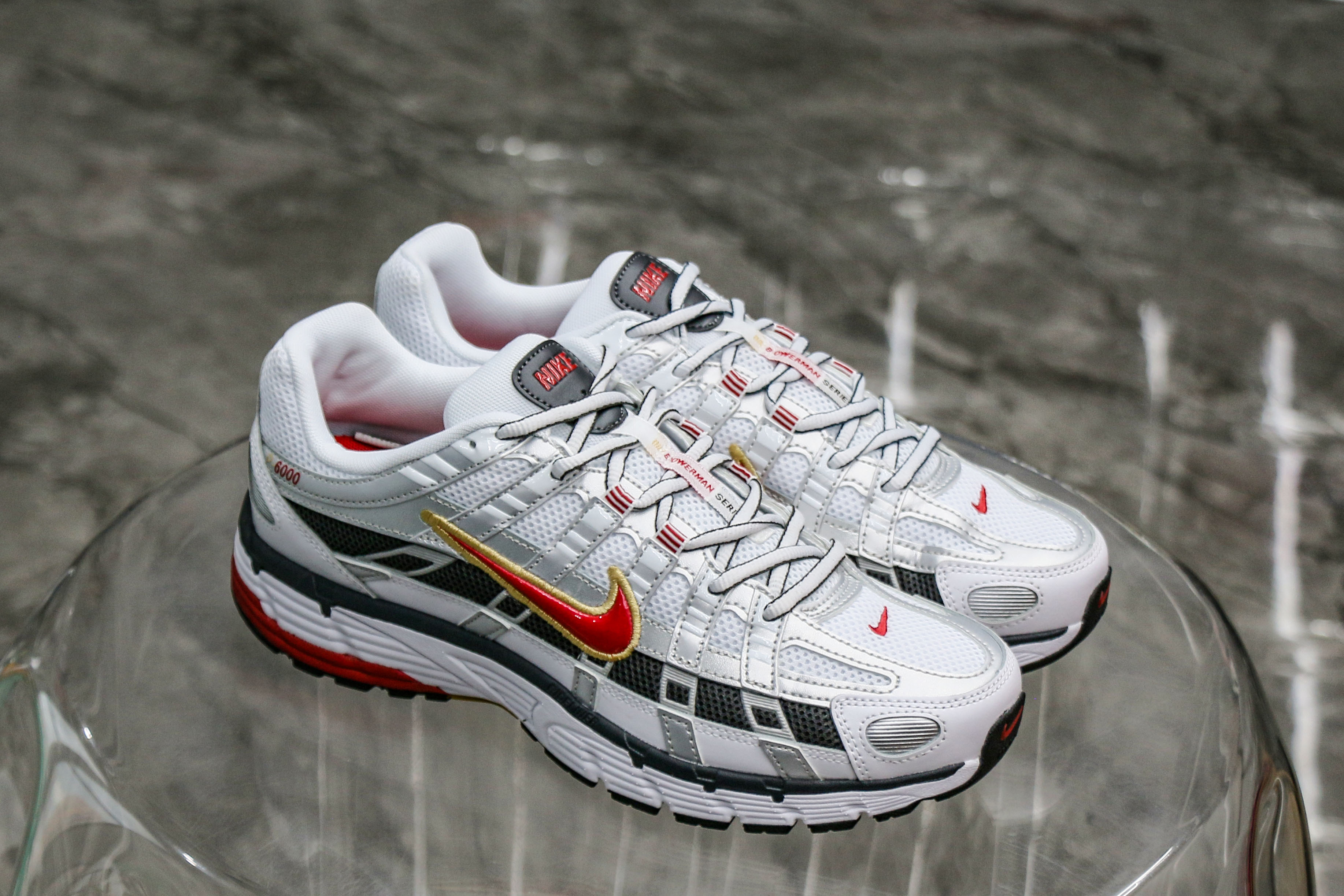 Nike P-6000 White Gold Red (Women’s)
