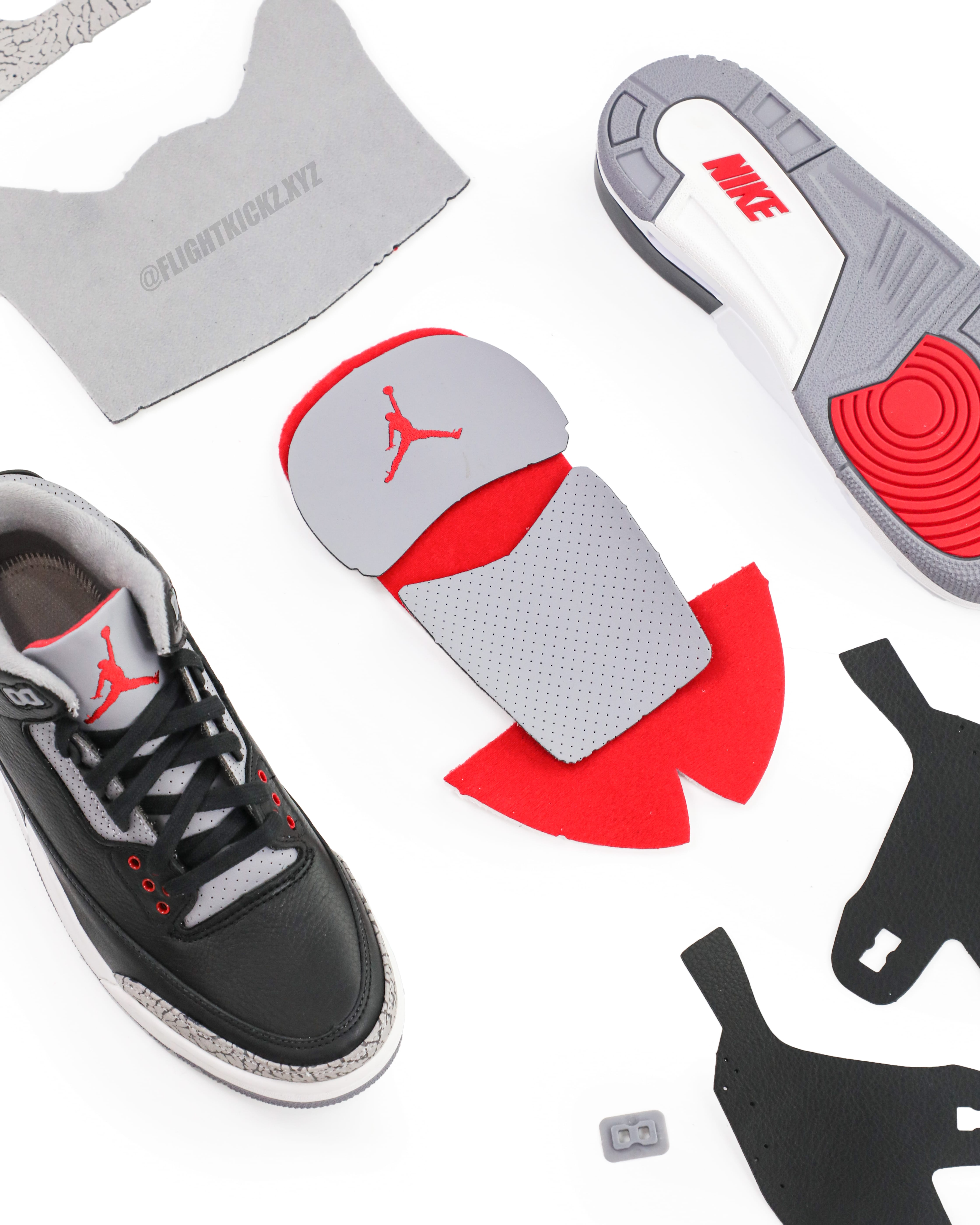 Air Jordan 3 Retro Black Cement Reimagined 2024 (Ln5 A1)