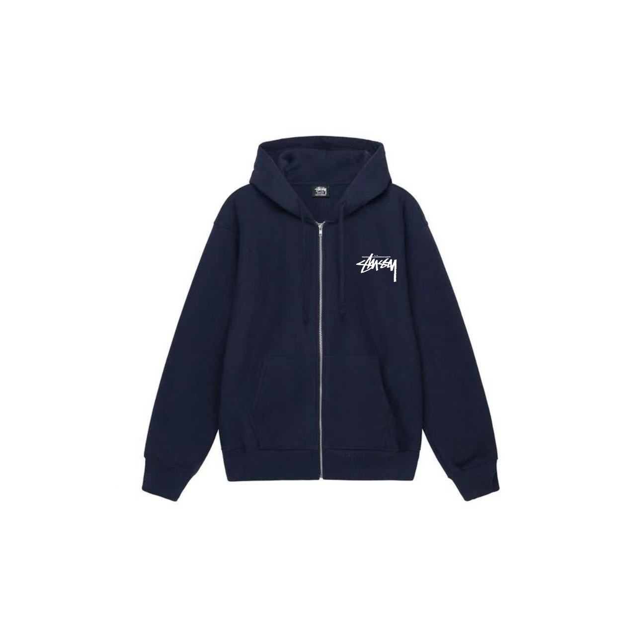 Stussy Daydream Graffiti Print Zipper Hoodie