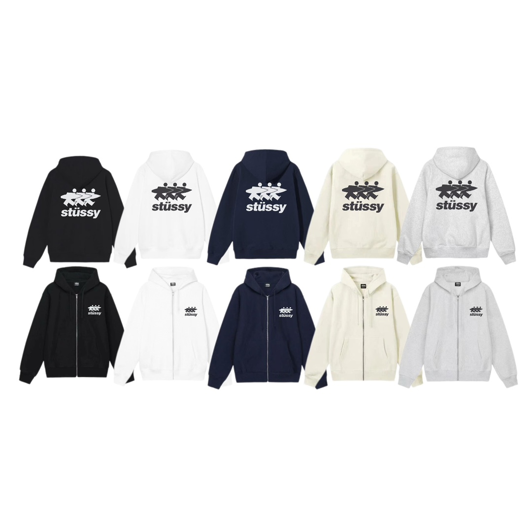 Stussy Surf Pattern print Hoodie