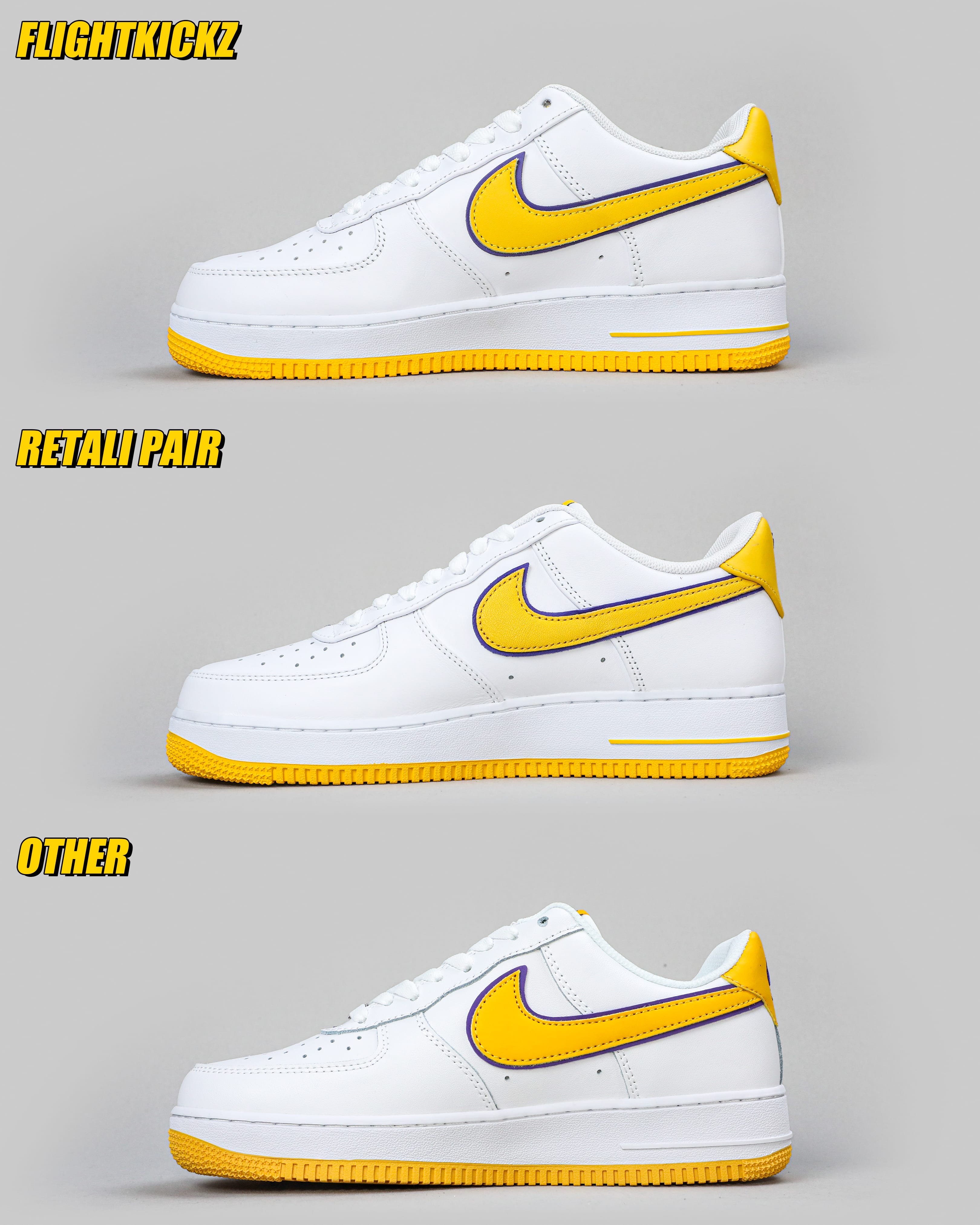 Nike Air Force 1 Low Retro QS Kobe Bryant Lakers Home（Ln5 A1）