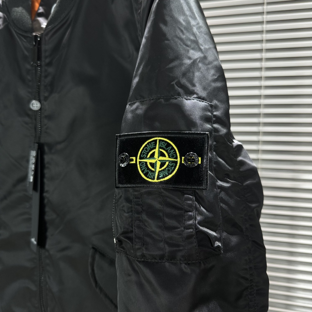 Stone 1sland Medallion Pilot Padded Jacket