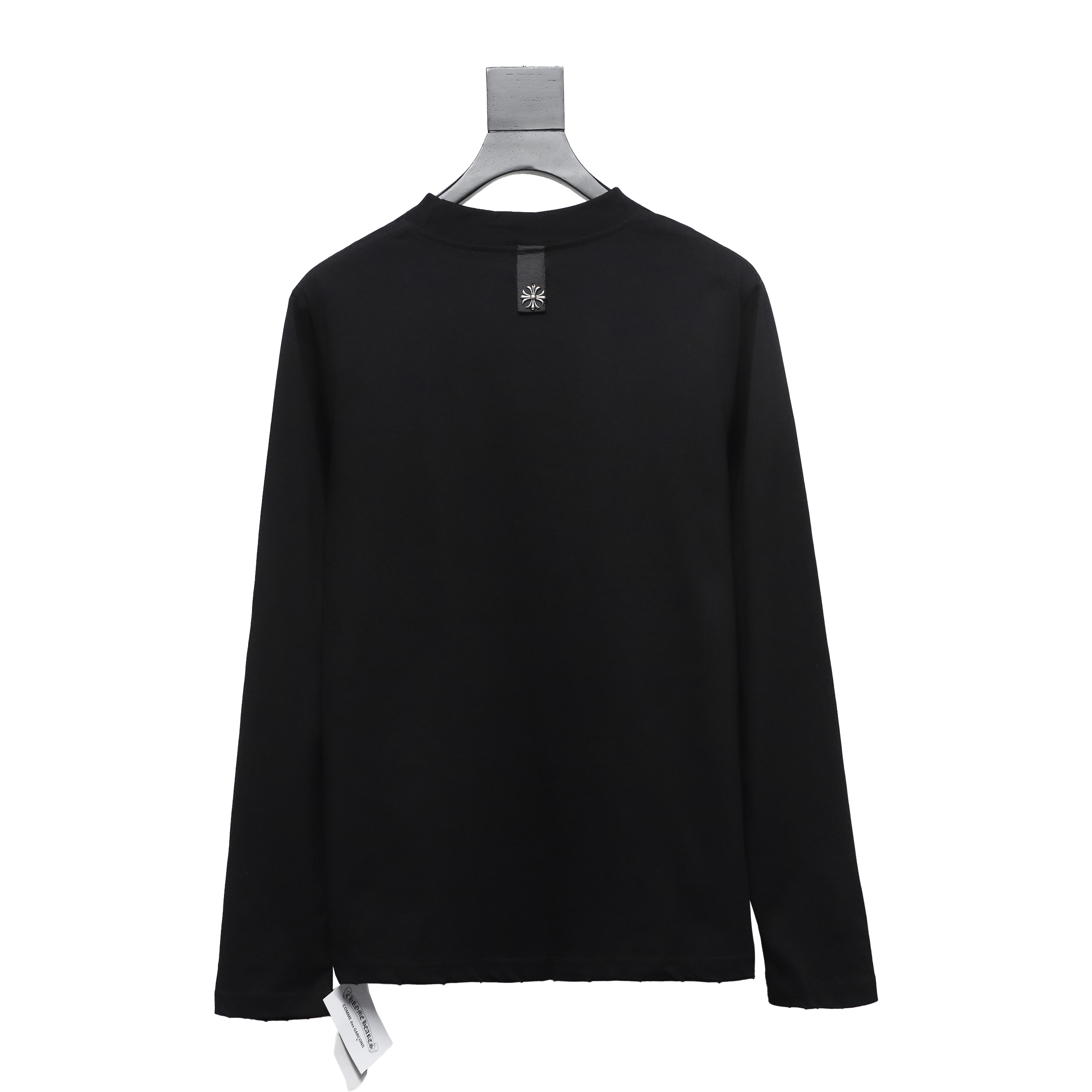 Chorme Heart Cross pendant Long Sleeve T-Shirt