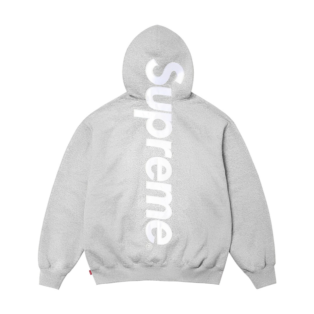 Supreme 22FW Satin Appliqué Hooded Sweatshirt