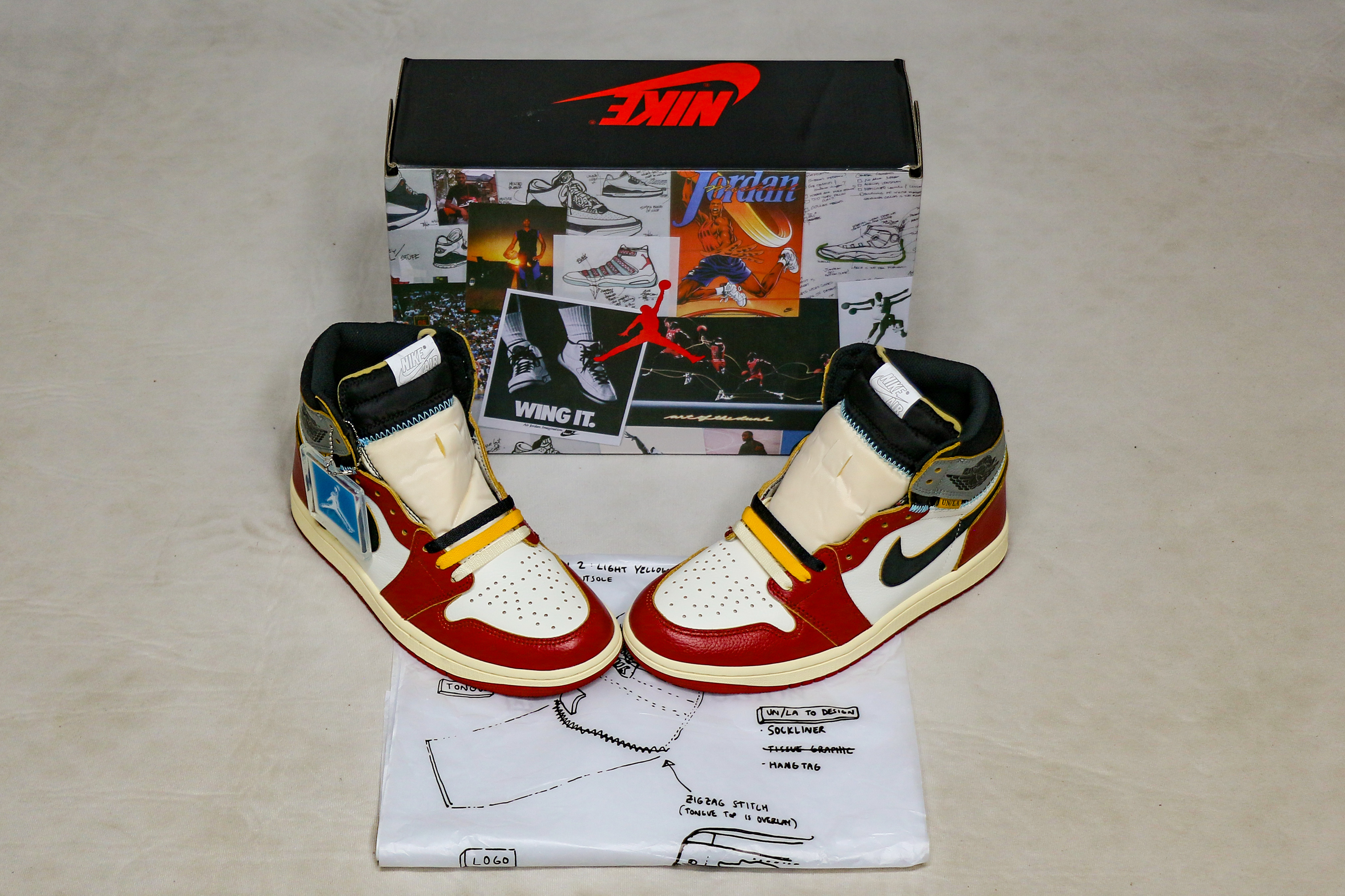 Jordan 1 Retro High OG SP Union LA Chicago Shadow 2025 (Ln5 A1)