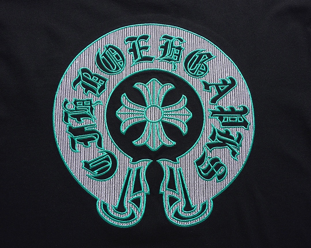 Ch*0me He**ts t-shirt 2025 appliqué heavy embroidery tee