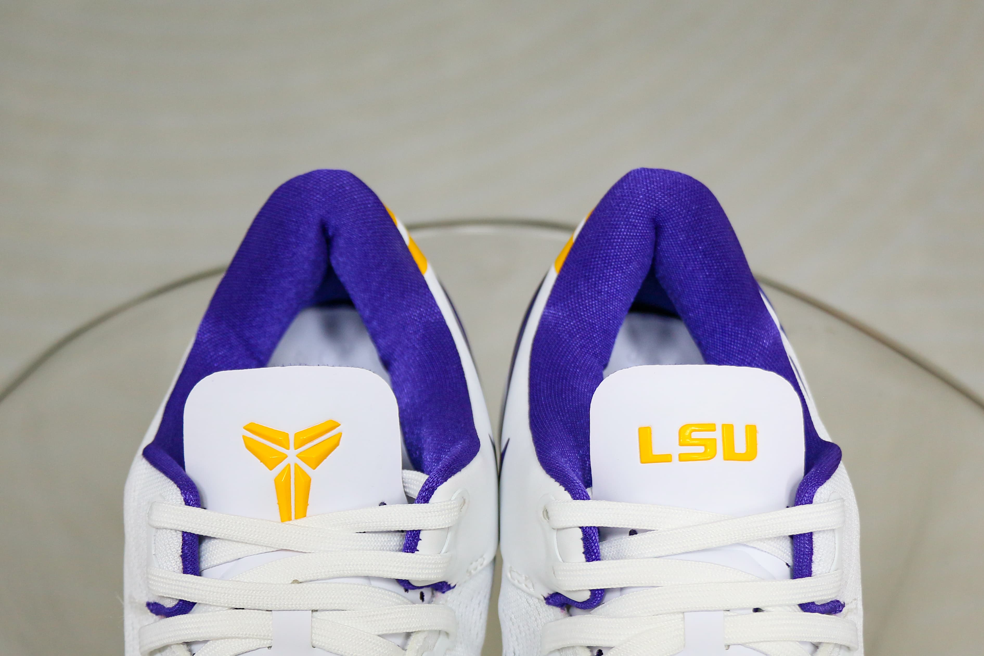 Nike Kobe 8 Protro “LSU White” PE (Ln5 A1)