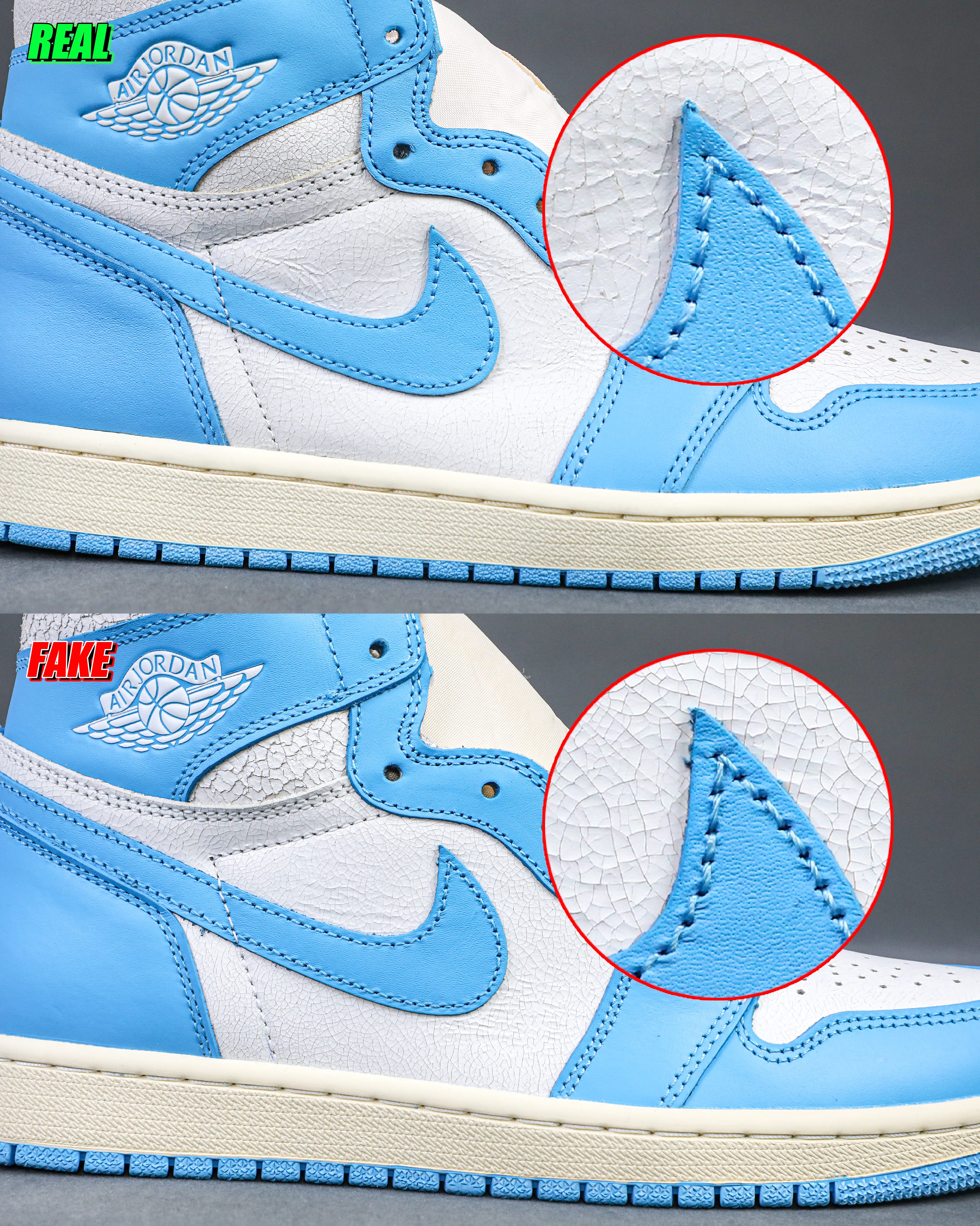Jordan 1 Retro High OG UNC Reimagined 2025(Ln5 A1)
