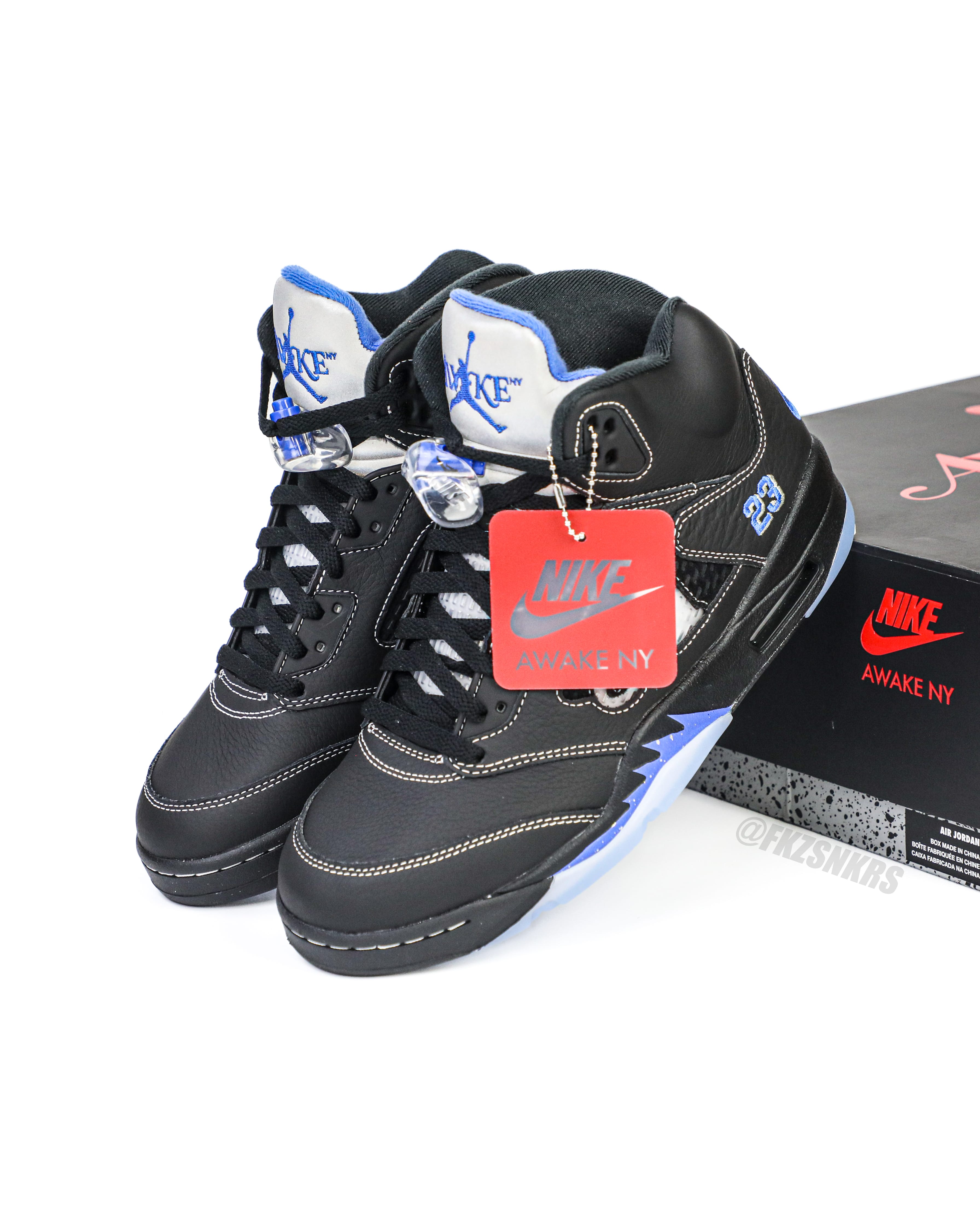 Awake NY x Air Jordan 5 Racer Blue 2025 (Ln5 A1)