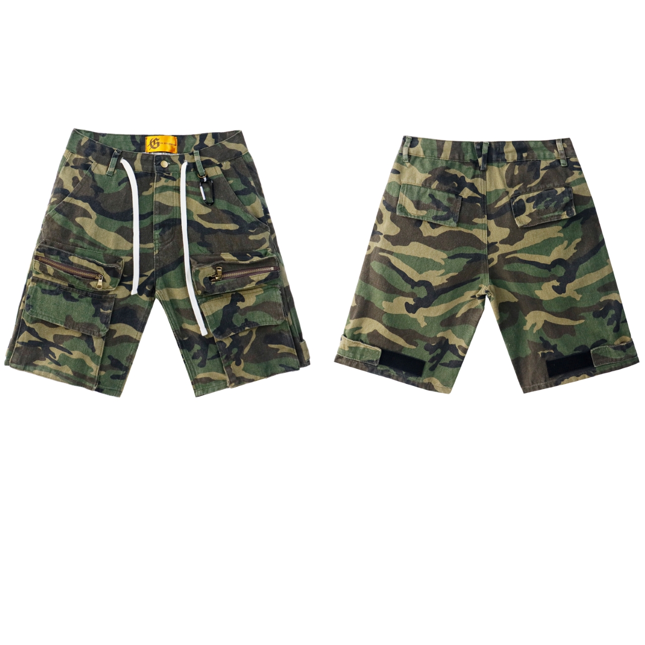 God Speed Cargo Denim Shorts