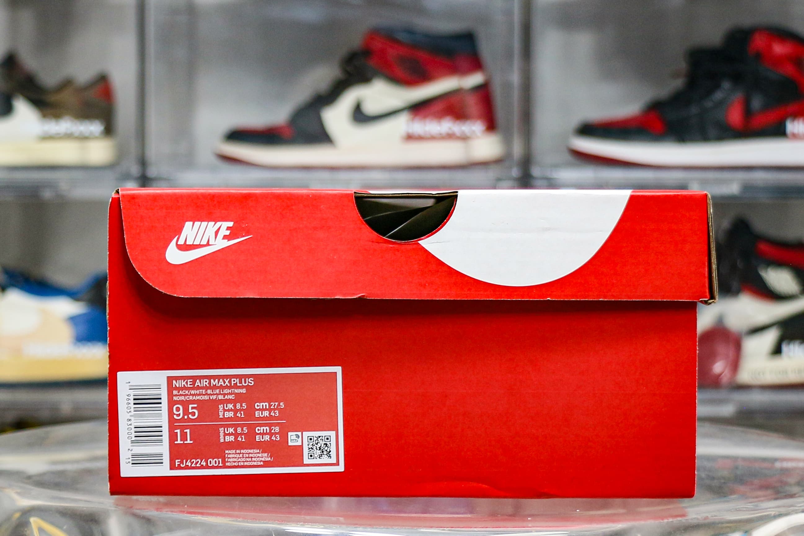 Nike Air Max Plus Multi Swoosh Black Crimson